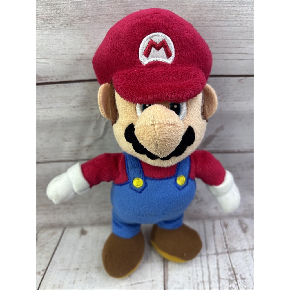 Super Mario Plush 9" Nintendo 2021 Toy Stuffed Video Game Character TAG CUT OFF